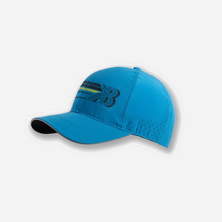 Brooks Sherpa Mens Running Hat - Electric Blue/Flying B Stripe - Philippines (029748HNW)